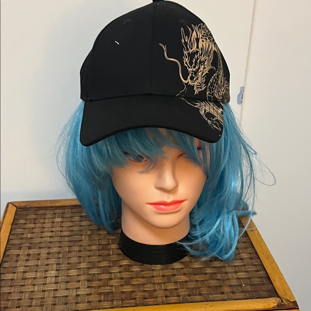 Black Dragon Embroidered Cap